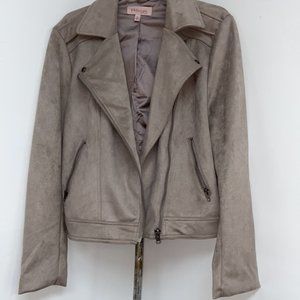 Beautiful tan suede jacket
